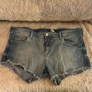 H&M short short denim shorts